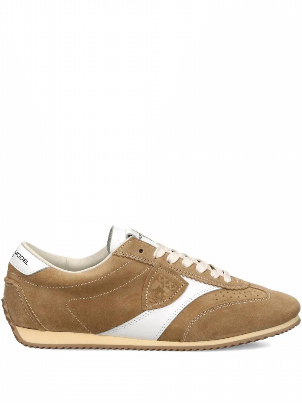 NEW PHILIPPE MODEL men's planche low sneakers in light brown